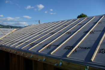 Photo d'une isolation sous toiture